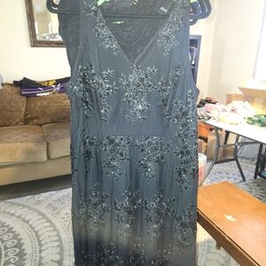 Torrid Black Floral Embroidered Maxi Dress